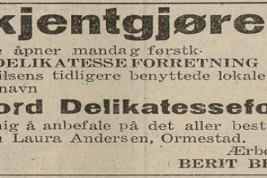Bilde av Sandefjord Delikatesseforretning v/Berit Berggren